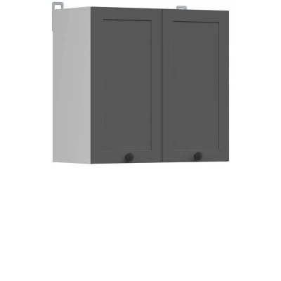 Wall cabinet JUNONA LINE G2D/60/57 BRW graphite